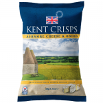 Kent Crisps - Ashmore Cheese & Onion 40g - Best Before: 02.12.22 (NEW PRODUCT)